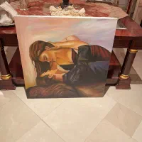 تابلوی نقاشی رنگ روغن مدل عشق