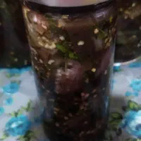 ترشی بادمجان سرکه ای
