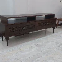 میز تلویزیون چوبی