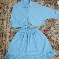 لباس مجلسی،شومیز دامن،کراپ