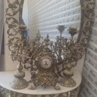 اینه شمعدان برنزی