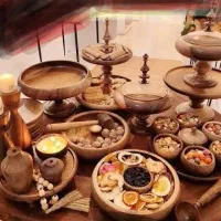 ظروف چوبی مناسب جهیزیه و خانه های مجلل اقساط بخرین