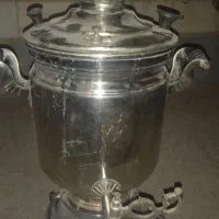 سماور قدیمی مجلسی تمام برنجی