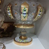 گلدان کریستال الیش یک جفت