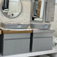 روشویی کابینتی طوسی براق گاتریا//تولیدی|لوازم سرویس بهداشتی|شیراز, محراب|دیوار