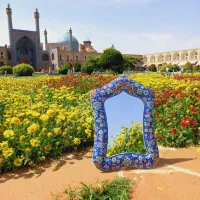 میناکاری روی مس نقاشی حرفه ایی