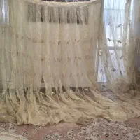 پرده گل برجسته