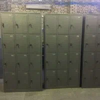 کمد لباس فلزی رنگ  کوره ای