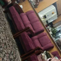 مبل راحتی ۷ نفره چوب اصل