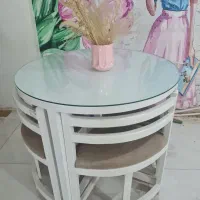 میز ۴ نفره گرد