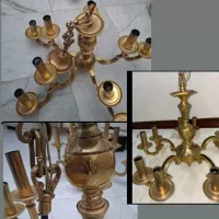 فروشنده و خرید.ار لوستر های برنزی قدیمی و جدید