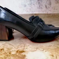 کفش زنانه، مشکی، چرم