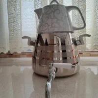 ست کتری استیل و قوری کرکماز