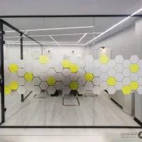 برچسب مات کن و دودی شیشه رفلکس پارتیشن