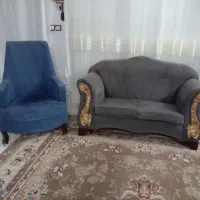 مبل راحتی هفت نفره درحدنو با میز مبلمان