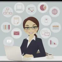 استخدام منشی و همکار خانم