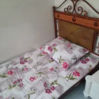 تخت فرفورژه تک نفره تمام فلز