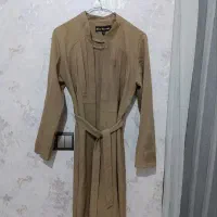 کرم مانتو رنگ بلند