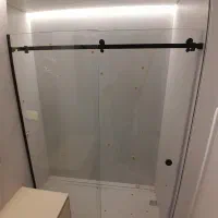 پارتیشن و درب ریلی و کابین دوش