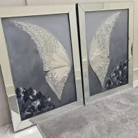 تابلو دوتکه آینه کاری