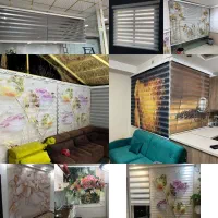 پرده زبرا طرح دار مستقم از تولیدی