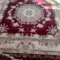 یک جفت ۹ متری ماشینی ۳در ۳ کم یاب در حد نو جنس نخ