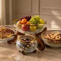 سرویس پذیرایی ۴ پارچه ترک (پایه چوب پلی‌وود ضدآب