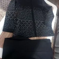 کت شلوار کار شده مجلسی اکبند فوق اعلا