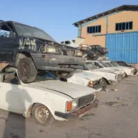 خودرو فرسوده تصادفی سوخته