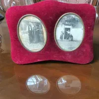 قاب عکس مخمل  آنتیک اروپایی