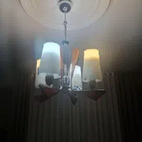 لوستر چوبی و دیوار کوب