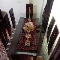 میز ناهار خوری 8 نفره تمام چوب