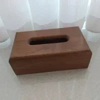 جا دستمال کاغذی چوبی
