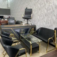نیم ست اداری مدل انتیک صندلی رنگ بندی کامل