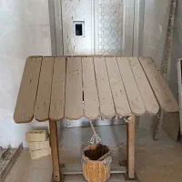 چاه آب تزیینی چوبی (طرح سنتی و روستیک)
