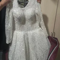 لباس عروس شیک سنگ دوزی شده