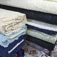 پارچه دانتل ترک و دانتل گل مخملی