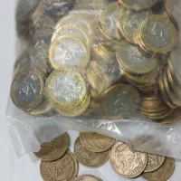 سکه پنج تومنی و بیست و پنج تومنی بسته بندی بانکی