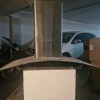 هود بیمکث شومینه ای شیشه ای