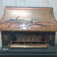 بخاری طرح شومینه ای در حد نو