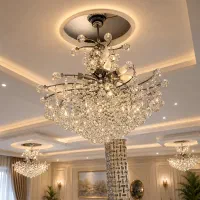 لوستر کریستال چک