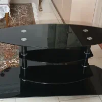 میز تلویزیون شیشه ای