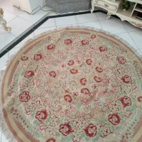 فرش گرد برجسته ۴ متری