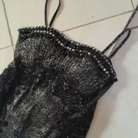 پیراهن نونو کار شده.مشکی