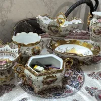 ست چینی گل برجسته