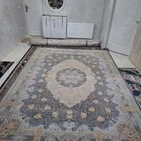 ۲ عدد فرش ۹ متری نو کاشان رنگ دودی پلمپ