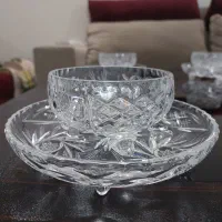 پیاله وپیش دستی کریستال مارک JCc