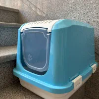 ظرف خاک گربه مسقف