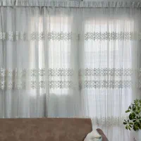 پرده توری ۳ متری تمیز