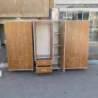 کمدلباس سه درب دوگشاب دار